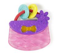 Bright Starts Massaggia gengive 9063 - Borsetta Carry & Teethe Rosa