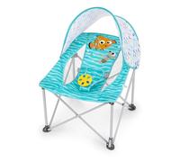 Bright Starts Disney Alla Ricerca di Nemo Seduta da Viaggio Pop 'N Chill, Uso Interno/Esterno, Seggiolino con Tettuccio UPF 50+, Blu, da 0 a 6 Mesi