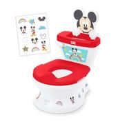 Disney Baby Mickey Mouse My Size Vasino Bambini di Bright Starts, 2-in-1 Vasino con Suono di Scarico, Sedile WC Rimovibile, Include 12 Adesivi, Addestramento al Vasino, Da 18 Mesi