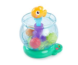 Bright Starts Funny Fishbowl Ball Popper Musical Activity Toy with Lights, Ages