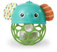 Bright Starts Giggle & Glow Musical Light-Up Rattle Easy-Grasp Oball Elephant To