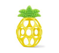 Bright Starts, Giocattolo massaggiagengive a forma di ananas Hold My Own con tecnologia Oball facile da afferrare, collezione Hold My Own, privo di BPA, unisex, 0+ mesi