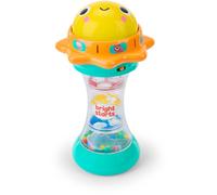 Bright Starts, Torcia Giocattolo Just for Sun con Suoni di Animali, Perline Sonaglio e Specchietto, Unisex, 6+ Mesi, Stimola l’Udito e Il Tocco, Design Colorato e Sicuro