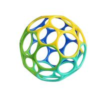 Bright Starts Oball Easy Grasp Classic Ball Giocattolo per neonati in blu/verde, età a partire dal neonato