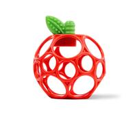 Bright Starts Oball Easy Grasp Red Apple Teether Toy, Hold My Own Collection, Un