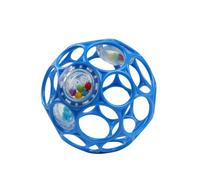 Bright Starts, Oball Sonaglio di Palla a Presa Senza BPA per Neonati in Blu, a P