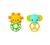 Bright Starts Oball Soother Pals Easy-Grasp Teether Toys, Unisex, Newborn and Up