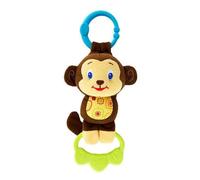 Bright Starts, peluche giocattolo per neonati, portatile, da viaggio, colori assortiti, 1 unità