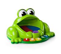 Bright Starts, Pop and Giggle Pond Pal, Rana Balla Popper, Giocattolo di attività musicale con luci e suoni, 6 palline, sviluppo precoce con colori e numeri, bambino dai 6 ai 12 mesi