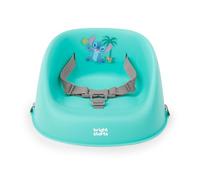 Bright Starts Seggiolino Rialzato per Pappa Disney Stitch My Spot, Facile da Pulire, Imbracatura a 3 Punti, Cinghie Rimovibili Lavabili, Blu