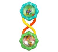 Bright Starts, Sonaglio e scuotimento senza BPA per bambini, verde, dai 3 mesi in su.