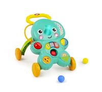 Bright Starts Stroll 'N Roll 2 in 1 Ball Play Walker - Elefante con luci e musica, unisex, 6 mesi +