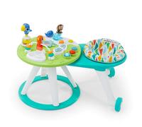 Bright Starts Sdraietta per bambini Confortevole con Vibrazioni Rilassanti - Taggies, Musica, Barra dei Giocattoli Rimovibile, 0-6 Mesi Fino a 9 kg (Whimsical Wild)