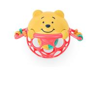 Bright Starts, Sonaglio Jingle & Shake Disney Baby Winnie The Pooh, Tecnologia Oball Facile da Afferrare, Unisex, Neonato e Oltre, Design Morbido e Sicuro per Le Prime età