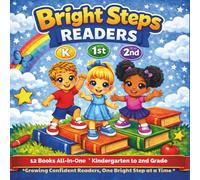 Bright Steps Readers: Kindergarten to 2nd Grade Beginner Reader 12-Set All-in-one That Builds Confidence| Educational| Beginning readers| Early ... Second grade books| Home Schooling| Classroom