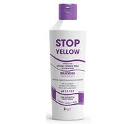 Bright Stop Yellow Maschera Antigiallo Professionale per Capelli Biondi, Grigi, Decolorati e con Méches, Neutralizza i Riflessi Gialli, con Estratti di Frutti Rossi (250 ml)