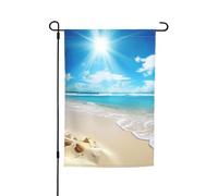 Bright Sunshine Bandiere estive da giardino per esterni 30,5 x 45,7 cm, bandiera stagionale da giardino con occhielli bandiera esterna per decorazioni per la casa sfondo fotografico