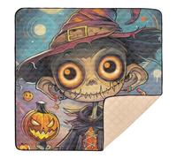 Bright Trick Or Treat Card - Tappetino per attività in morbida schiuma per bambini, per interni ed esterni, impermeabile, per sala giochi, 127 x 127 cm