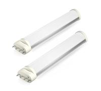 BrightArk 2G11 Lampadine LED 9W LED Tube Base a 4Pin,2G11 Lampada LED 48pcs SMD2835 PLL a Spina Orizzontale for Lampada Fluorescente Equivalente da 18W(Rimuovere o Bypassare la Zavorra) AC85-265V 2pez
