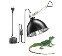 BrightArk E27 Lampada Riscaldante per Rettili 200W, 21CM Portalampada per Lampade di Calore 200wat, Portalampada per Lucertola, Tartaruga, Polli, Gecko (Senza lampadina)
