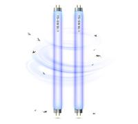BrightArk FSL BL T5 F6W Tubo di Ricambio per Zanzariera Elettrica, Lampadina Antizanzare UV 9in Lampade di Ricambio per Lampada Antizanzare/Zanzare Elettrico, 2-Pack