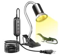 BrightArk Lampada riscaldante per rettili,Lampada per tartarughe con controllo della temperatura temporizzato,(Massimo 200W) E27 Lampada di riscaldamento, AC220-240V adatto, Senza lampadina