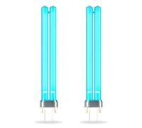 BrightArk Lampada UV Sostitutiva 11W PLS G23,Lampade UVC Ultraviolette per Filtri e Chiarificatori,Lampadina/Tube UV di Ricambio 2PIN G23 per Disinfezione di Stagni di Pesci e Acquari, 2-Pack