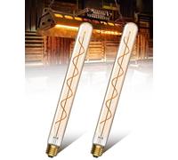 BrightArk Lampada Vintage E27 Dimmerabile, 4W Lampadina Retrò Tube Led E27, Lampadina edison vintage e27 per Lampade da Parete e Steampunk