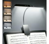 BrightArk Luce per Leggio Musicale Ricaricabile, Lampada per Leggio a LED | 4 Temperature di Colore x 3 Luminosità, Lampada a Clip per Pianoforte per Spartiti Orchestra Lettura Scrivania Cavalletto