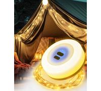 BrightArk Stringa Luminosa Portatile Catena Luminosa Esterno Campeggio Portatile 10M, Stringa di Luci da Campeggio Impermeabile, Corda Luminosa da Campeggio, Stringa Luminosa da Campeggio per Esterni