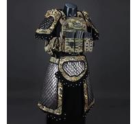 BrightBud Armatura tattica 6 in 1, Samurai Tacitcal, armatura a spalla, corazza armatura e corazza, attrezzatura tattica per CS Game & Airsoft Cosplay - Gilet non incluso