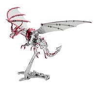 BrightBud Set di 373 puzzle in metallo 3D per adulti, Thunder Pterosaur 3D in metallo, drago fai da te, modello bionico meccanico, Steampunk, collezione e decorazione regalo, 3D