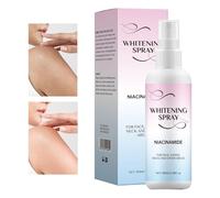 Brightening Body Spray, Lightening Skin Lozione, 5,51 x 1,54 in autentica protezione UV mist, rapido assorbimento idratazione, felpa radiante per le mani del collo