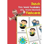 Brighter Zone Dutch First Words Vocabulary with Pictures Educational (Tascabile)