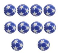 BRIGHTFUFU 10 Pezzi Palline da Calcio Balilla 32mm per Adulti, Accessori per Calcio Balilla da Tavolo Resistenti e Colorate, Compatibili la Maggior Parte dei Biliardini per Giochi e Attività