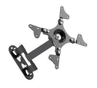 BRIGHTFUFU 1set Supporto Da Muro Per Tv Staffa Montaggio Tv Fissa e Design Salvaspazio Per Lcd e Monitor Struttura Robusta e Facile Installazione