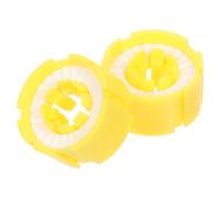 BRIGHTFUFU 2 Pezzi Pillole Automatiche per Giubbotto di Salvataggio Gonfiabile in Plastico Giallo, Resistente alla Pressione, Attivazione Acqua per Situazioni di Emergenza e Attività