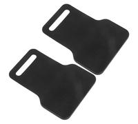 BRIGHTFUFU 2 Pezzi Protezione per Gancio Pedana Acciaio Inossidabile Rivestito per Suv e Truck Riduce Graffi e Ammaccature Supporto Rinforzato e Installazione Facile