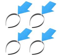 BRIGHTFUFU 4 Pezzi Cerchietto a Forma di Freccia Blu Accessori per Chioma da Festa Divertenti per Halloween Compleanni e Concerti Copricapo Comodo per Eventi di Gruppo e Festival