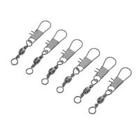 BRIGHTFUFU 6 Pezzi Connettori per Aquilone in Ferro Argento, Ganci per Cuscinetto Connettore per Bobina, Accessori Portatili per Migliorare L'esperienza di Utilizzo