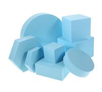 BRIGHTFUFU 8 Pezzi Figure Geometriche Per Oggetti Di Scena Fotografici Oggetti Di Scena Per Foto Solidi Durevoli e Pratici Adatti Per Decorazione Di Gioielli Cosmetici Cibo Ecc