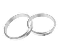 BRIGHTFUFU Anello di Tenuta 2 Pezzi in Alluminio Facile Installazione, Precisione Adattamento per Macchina Sigillatrice Tazze per Ristoranti Fast Food e Negozi Bevande Riutilizzabile