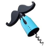 BRIGHTFUFU Apribottiglie per Vino Design Ergonomico in Acciaio Inossidabile e Abs Leggero, Tappo Sughero Removibile per Cucina e Uso Domestico Colore Casuale