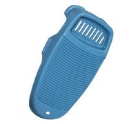 BRIGHTFUFU ASSE Lavapanni per Lavatoio in Plastica Blu, Robusta e Spessa | Uso Domestico e Viaggio, Aiuta il Lavaggio a Mano Rapido, Superficie Ondulata Antiscivolo