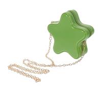 BRIGHTFUFU Borsa a Tracolla a Stella, Borsa Messenger, in Lega e Pvc, Verde, Stile Semplice, Capiente gli Essenziali Quotidiani, per Donna
