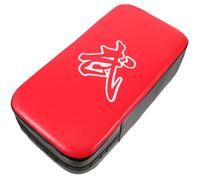 BRIGHTFUFU Cuscino di Blocco per Allenamento Basket in Pu Pelle e Cotone Rosso, Attrezzo per Migliorare Coordinazione Occhio-Mano e Stabilità Durante L'agilità