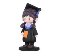 BRIGHTFUFU Decorazione per Torta Laurea in Pvc Resistente e Souvenir, Statuina Dottore Dettagliata per Stagione Laurea e Feste, come Topper per Dolci