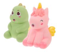 BRIGHTFUFU Giocattoli da Bagno per Ragazzo Ragazza 2 Pezzi Giocattoli da Vasca a Spruzzo Design Cartoni Animati per Piccoli per Gioco e Bagnetto