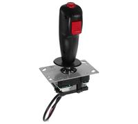 BRIGHTFUFU Joystick Sostitutivo per Macchine da Micro Switch e Manico Comodo in Plastica e Ferro per Giochi di Simulazione
