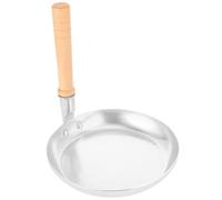 BRIGHTFUFU Padella Tamagoyaki Giapponese Antiaderente per Frittate e Uova, Manico Verticale Ergonomico, Piccola Padella per Fornelli a Gas, per Oyakodon e Cucina Tradizionale Giapponese